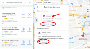 Comments left by others